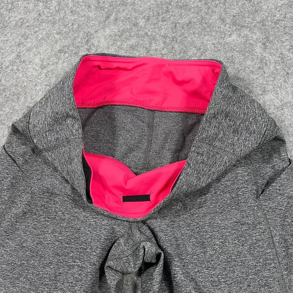 Lululemon Athletica Heathered Black Deep‎ Coal Bloom Juice Pace Rival Crop 22